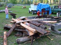 Milling cants and scraps