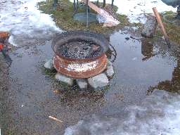 Good thing the rim is on a platform