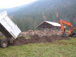 Making use of the excess dirt