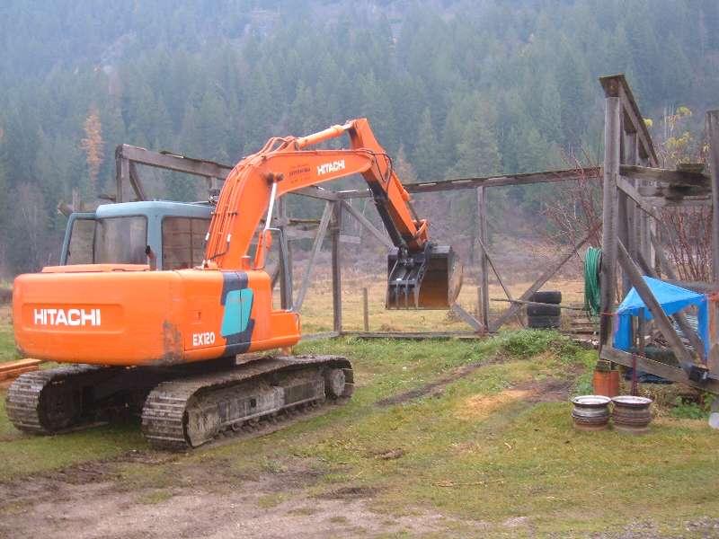 Sean and his excavator